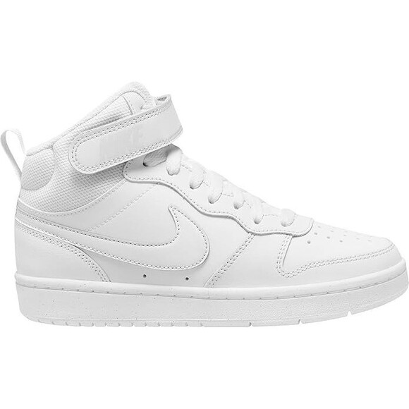 Nike Court Borough 2 Mid Triple White Size 10C Style CD7784 100 - Picture 6 of 6